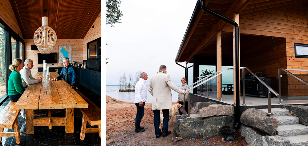 Hirsitalo suunnittelu on yhteistyötä