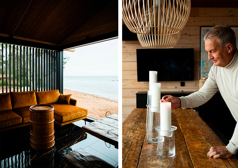 Elämää tyylikkäässä hirsitalossa